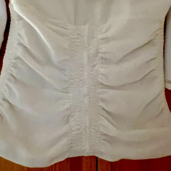 Boston Proper. Casual white sport hoodie, size small. - Picture 3 of 4